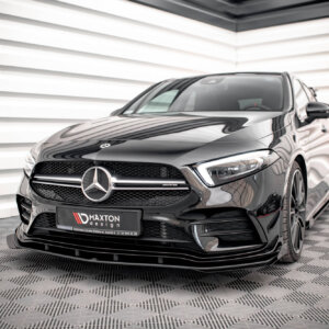 Maxton Street Pro sprednji splitter + zakrilca za Mercedes A35 AMG / AMG-Line Aero Pack W177