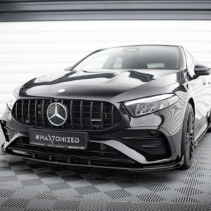 Maxton Street Pro sprednji splitter + zakrilca za Mercedes-AMG A35 W177 Facelift