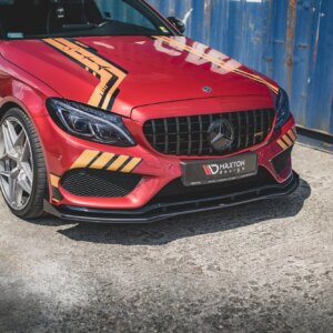 Maxton Street Pro sprednji splitter + zakrilca za Mercedes-AMG C43 / AMG-Line Coupe C205