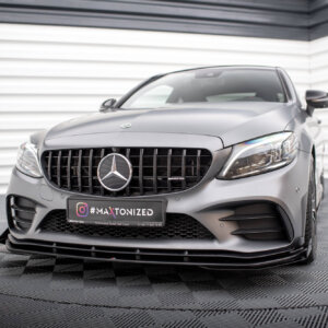 Maxton Street Pro sprednji splitter + zakrilca za Mercedes-AMG C43 Coupe / Cabrio C205 Facelift / A205 Facelift