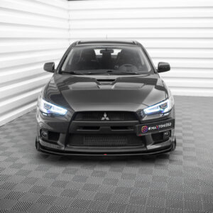 Maxton Street Pro sprednji splitter + zakrilca za Mitsubishi Lancer EVO X