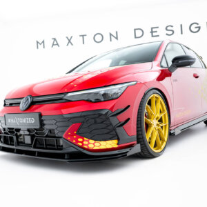Maxton Street Pro sprednji splitter + zakrilca za Volkswagen Golf GTI Clubsport Mk8 Facelift