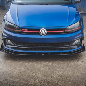 Maxton Street Pro sprednji splitter + zakrilca za Volkswagen Polo GTI Mk6