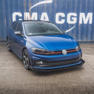 Maxton Street Pro sprednji splitter + zakrilca za Volkswagen Polo GTI Mk6