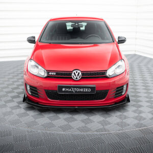 Maxton Street Pro sprednji splitter V.3 + Flaps za Volkswagen Golf GTI Mk6