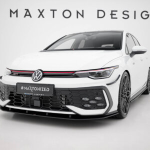 Maxton Street Pro sprednji splitter za Volkswagen Golf GTI / GTE / R-Line Mk8 Facelift