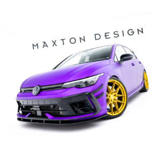 Maxton Street Pro sprednji splitter za Volkswagen Golf R Hatchback Mk8 Facelift