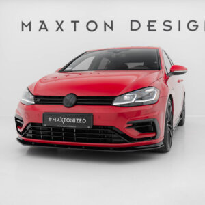 Maxton Street Pro sprednji splitter za Volkswagen Golf R / R-Line Mk7 Facelift