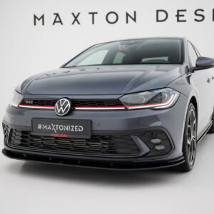 Maxton Street Pro sprednji splitter za Volkswagen Polo GTI Mk6 Facelift