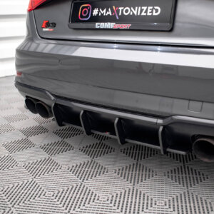 Maxton Street Pro zadnji difuzor za Audi S3 Sportback 8V Facelift