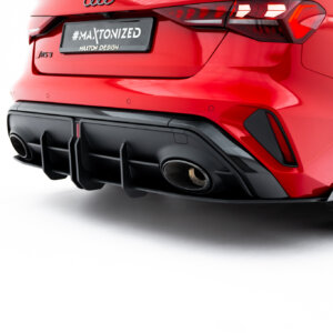 Maxton Street Pro zadnji difuzor + Flaps za Audi RS3 Sedan 8Y Facelift