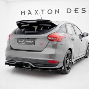 Maxton Street Pro zadnji difuzor + klapni za Ford Focus ST Mk3 Facelift