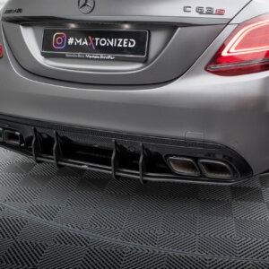 Maxton Street Pro zadnji difuzor za Mercedes-AMG C63 Sedan / Estate W205 Facelift