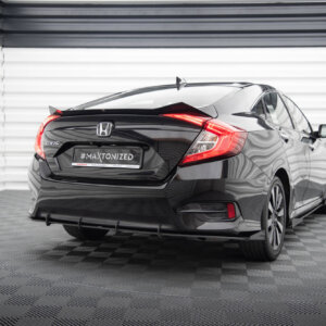 Maxton Street Pro zadnji stranski difuzorji + Flaps za Honda Civic Mk10