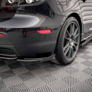 Maxton Street Pro zadnji stranski difuzorji + Flaps za Mazda 3 MPS Mk1 US-Spec Version