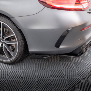 Maxton Street Pro zadnji stranski difuzorji + Flaps za Mercedes-AMG C43 Coupe / Cabrio C205 Facelift / A205 Facelift
