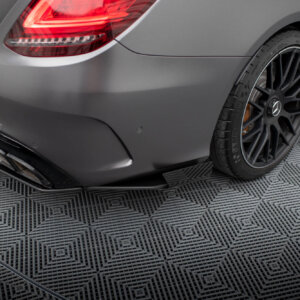 Maxton Street Pro zadnji stranski difuzorji + Flaps za Mercedes-AMG C63 Sedan / Estate W205 Facelift