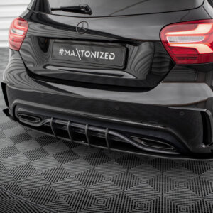 Maxton Street Pro zadnji stranski difuzorji + Flaps za Mercedes-Benz A AMG-Line W176 Facelift