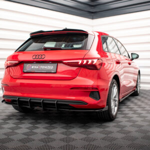 Maxton zadnji difuzor + Flaps za Audi A3 Sportback 8Y