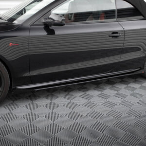 Maxton Street Pro stranski podaljški + Flaps za Audi A5 / A5 S-Line / S5 Coupe / Cabrio 8T / 8T Facelift