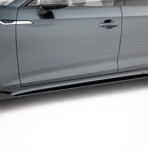 Maxton Street Pro stranski podaljški + Flaps za Audi A5 Sportback F5 Facelift