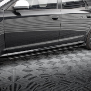Maxton Street Pro stranski podaljški + Flaps za Audi RS6 Avant C6