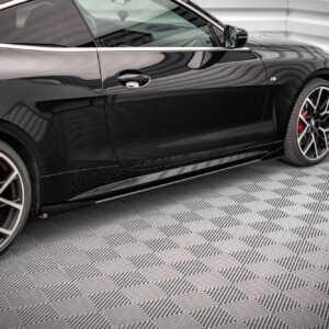 Maxton Street Pro stranski podaljški + Flaps za BMW 4 M-Pack / M440i G22 / G23 / G22 Facelift / G23 Facelift