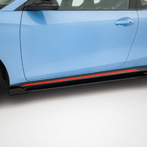 Maxton Street Pro stranski podaljški + Flaps za Hyundai Veloster N Mk2