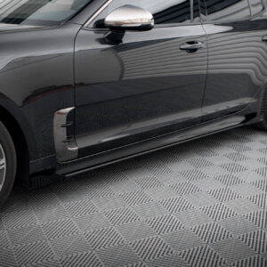 Maxton Street Pro stranski podaljški + Flaps za Kia Stinger GT / GT-Line / Standard Mk1