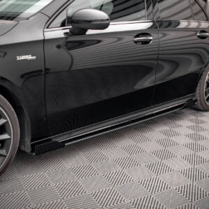Maxton Street Pro stranski podaljški + Flaps za Mercedes A35 AMG / AMG-Line Aero Pack W177