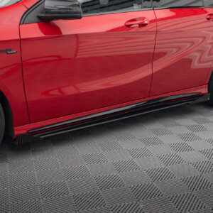 Maxton Street Pro stranski podaljški + Flaps za Mercedes-Benz A 45 AMG W176 Facelift