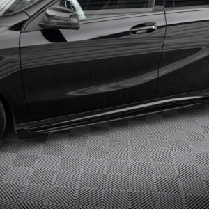 Maxton Street Pro stranski podaljški + Flaps za Mercedes-Benz A AMG-Line W176 Facelift