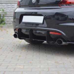 Maxton zadnji difuzor in zadnji stranski difuzorji za VW Scirocco R
