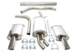 Duplex catback (nerjavno jeklo) TA Technix za Audi A4 (B6/B7) 2001-2004