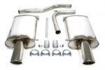 Duplex športni končni dušilec TA Technix za Audi A4 / A4 Cabriolet (B6/B7) 2001-2009