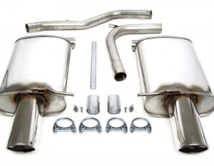 Duplex športni končni dušilec TA Technix za Audi A4 / A4 Cabriolet (B6/B7) 2001-2009