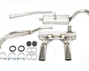 Duplex catback (nerjavno jeklo) TA Technix za Opel GT Coupe (M07) 1968-1973 — Motorsport only