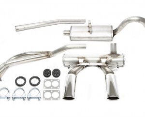 Duplex catback (nerjavno jeklo) TA Technix za Opel GT Coupe (M07) 1968-1973 — Motorsport only