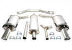 Duplex catback (nerjavno jeklo) TA Technix za Saab 9-3 (YS3F) 2006- — Motorsport only