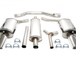 Duplex catback (nerjavno jeklo) TA Technix za Saab 9-3 (YS3F) 2006- — Motorsport only