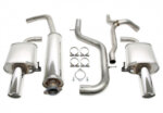 Duplex catback (nerjavno jeklo) TA Technix za Volvo V70 III (BW) 2007-