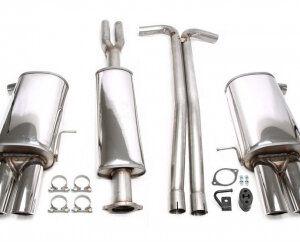 Duplex catback (nerjavno jeklo) TA Technix za Volvo XC 90 I (C) 2002-2014 — Motorsport only