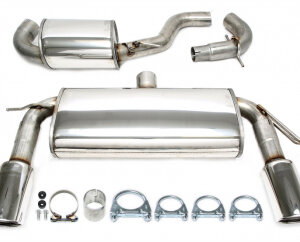 Duplex catback (nerjavno jeklo) TA Technix za Seat Leon (1P1) 2005-2012