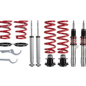 JOM Redline nastavljivo vzmetenje za BMW serije 4 (F32/ F33/ F36), 418/ 420/ 425/ 428/ 430/ 435, 2013-, primerno samo za HA brez elektronskega krmiljenja blažilnikov, ni primerno za xDrive