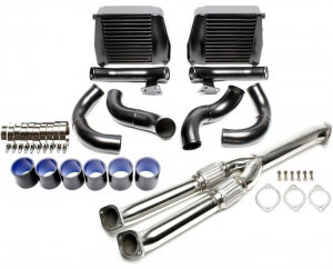 Hladilnik zraka kit + downpipe TA Technix za Nissan GT-R (R35) 2009-2013 — Motorsport only