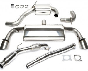 Duplex catback + downpipe (nerjavno jeklo) TA Technix za VW Golf VI (1K) 2008-2012