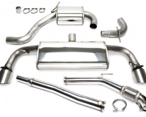 Duplex catback + downpipe (nerjavno jeklo) TA Technix za VW Golf VI (1K) 2008-2012