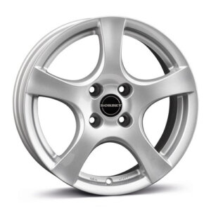 Platišče Borbet F 16" 6.5J 4x100 ET45 Srebrna