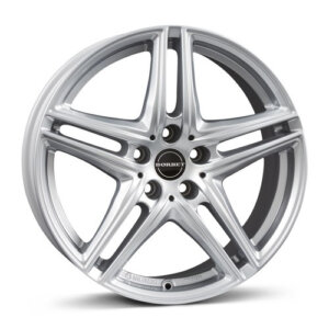 Platišče Borbet XR 17" 7.5J 5x112 ET28 Srebrna