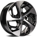 Platišče Carbonado Pacific 18" 7.5J 5x114,3 ET45 Črna